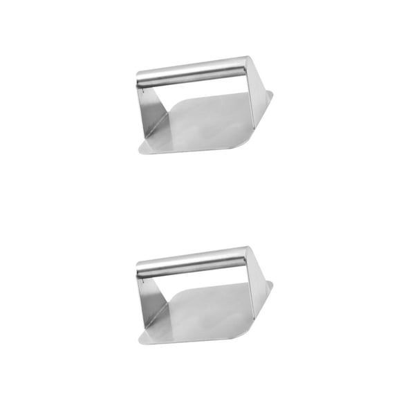 Bearachild Manual Burger Press Meat Bacon No-Rust Accesorio Herramienta de cocina Home Square Cuadrado 2piezas
