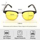 thumbnail image 4 of Cyxus Medio Marco Gafas de Luz Azul Hombre Lentes Antireflejantes Gafa para Computadora Anti Fatiga de Ojos 8056Y01 Cyxus Style, 4 of 5