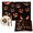 Black Red Orange, variant on Black Orange Halloween Placemats Set of 4, Pumpkins Botanical Washable Wipeable Table Mats for Dining Tables, Indoor Outdoor Kitchen Place Mats for Holiday Party Table Decor