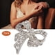 thumbnail image 4 of Broche, 2 piezas de lazo de diamantes de imitación brillantes, broche de lazo brillante, broche de calidad superior, 4 of 9