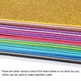 thumbnail image 6 of Glitter EVA Foam Sheets Soft Paper Self-Adhesive 11.8 x 7.8 Inch Pink 12 Pcs, 6 of 6
