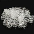 thumbnail image 3 of SEARCHI 2.5ML Sample  , Small  Mini ,  Plastic Sample Jars  Cosmetic, Creams, Makeup, Nails, Empty Round Sample, 3 of 4