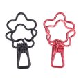 thumbnail image 4 of Abrazaderas De Papel 100 Piezas Clips De Carpeta Negros Y Rojos Fuerza De Sujeción Fuerte Para Oficina ANGGREK Arte y Manualidades, 4 of 8