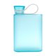 thumbnail image 5 of Toystoory Botella de agua para senderismo con tapa duradera a prueba de fugas, elegante botella de agua plana transparente de plástico, azul, azul 380ml 2piezas, 5 of 6