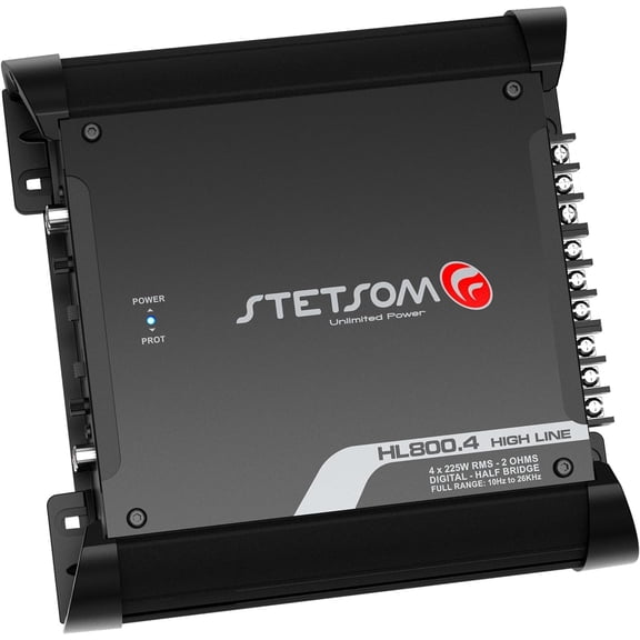 STETSOM HL800.4 800 Watt 2 Ohms High Line Full-Range Car Audio Amplifier