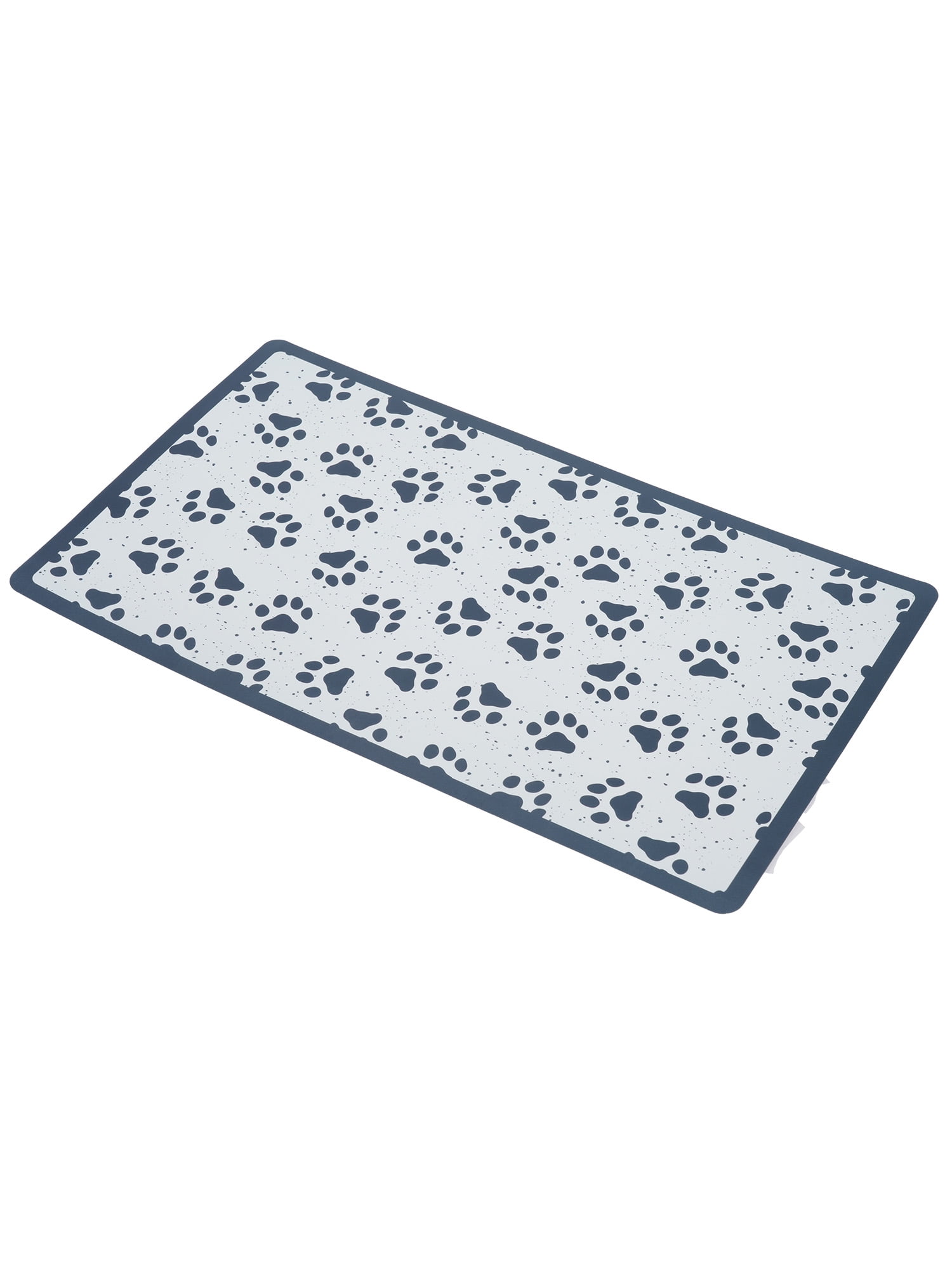 Vibrant Life Paw Print Vinyl Dog Food Placemat