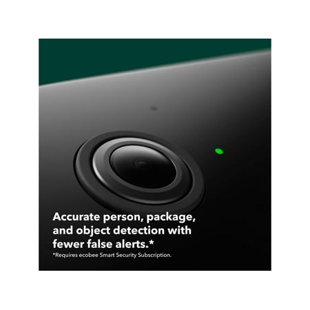 ecobee - Smart Video Doorbell - Wired with Advanced Person and Package Detection - Black