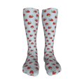 thumbnail image 5 of Pofeuu Hand Drawn Strawberry Print Stockings, Adult Running Hiking Socks for Youth and Adult-One Size, 5 of 8