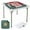 Multicolour, variant on Costway 35" Folding Mahjong Table with Cup Holders & Smooth Felt Mat Carrying Handle Multicolor