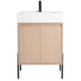 thumbnail image 3 of Fine Fixtures Crownpoint Bathroom Vanity 24" Wide - White Oak - White Sink, 3 of 4