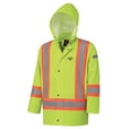 thumbnail image 1 of 5894 Flame Resistant PU Stretch Hi-Viz Waterproof Jacket, 1 of 9