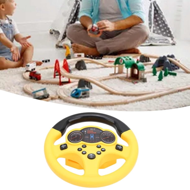 Volante Eléctrico De Simulación Para Niños, Juguete Educativo Para Conducir, Volante De Coche