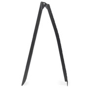 Titan Ramps Folding ATV Loading Ramps - Arched Aluminum Design - 2 Pack, 9 ft Black