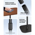 thumbnail image 3 of Viozon Support de Plancher pour Ordinateur Portable pour Lit, Table pour Ordinateur Portable, Petit et Portable Bureau Debout avec Hauteur Réglable 26.7 Pouces-36.62 Pouces, Installation Rapide pour Bureau, Con, 3 of 6