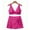 16 Hot Pink, variant on Fewfanhot 2 Piece Swimsuit for Women Triangle Bikini Set Cheeky High Cut Two Piece Swimsuit Cute Halter Bathing Suit