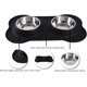 thumbnail image 1 of alimentos para mascotas Pet Dog Bowls 2 Stainless Steel Dog Bowl with No Spill Non-Skid Silicone Mat Food Feeder Bowls for Feeding Large Dogs Cats Puppies Zhivalor YBY052-1, 1 of 4