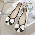 thumbnail image 5 of YLYL Women's Ballet Flat Shoes Bowknot Round Toe Fashion Wedding Flats, 5 of 9