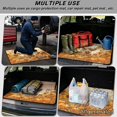 thumbnail image 3 of Qpednta Heavy Duty Cargo Liner 29"x39" Highland Cow Fall Trunk Mat for SUV, Polyester Carpet Non-Slip Backing Machine Washable Sand Mud Water Resistant Rear Trunk Cover Car Accessories, 3 of 7