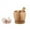 Multicolor, variant on Bamboo Mortar and Pestle Set - Manual Garlic Crusher & Spice Grinder with Anti-Splashing Lid | 3 Sizes (Small/Medium/Large) | Natural Wooden Herb Grinder for Kitchen