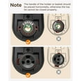 thumbnail image 5 of Sboly Single Serve Coffee Maker for K-Cups & Ground Coffee, Mini One Cup Machine with 6-12 oz Brew Sizes, Water Window & Descaling Reminder, Compact Instant Coffee Maker, Black, 5 of 8