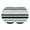 Turquoise, variant on Turquoise Black Stripe Round 13 Inch Placemats Set of 2, Modern Abstract Coarse Striped HeatResistant Non Slip Place Mats for Dining Table, Wipeable Braided Kitchen Table Mats for Housewarming