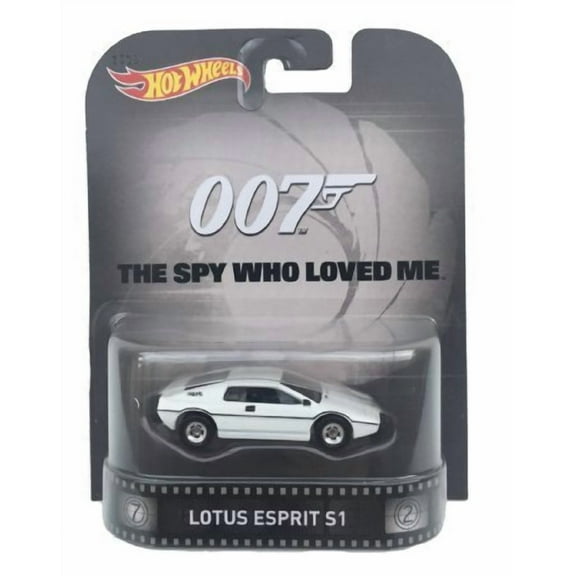 Lotus Esprit S1 James Bond 007 "Spy Who Loved Me" Hot Wheels 2015 Retro Series 1/64 Die Cast Vehicle
