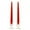 Red, variant on 6 Pairs Taper Candles Unscented 8 Inch Red Tapers .88 in. diameter x 8 in. tall