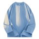 thumbnail image 2 of pstuiky hombres de manga larga, Blusas/camisas casuales de moda para hombre, de color liso, de manga larga, cuello redondo y cremallera Tops de talla grande para hombre xxxl, 2 of 5