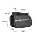 thumbnail image 2 of B-SOUL Bicycle Bags 1.5L Reflective Pattern Large Capacity Bike Pouch Phone Case, 2 of 10