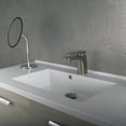 thumbnail image 2 of DAX Brass Single Handle Bathroom Faucet, Brushed Nickel, 2 of 5