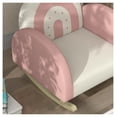 thumbnail image 2 of Qaba Kids Rocking Chair, Princess Crown Toddler Chair, Children's Armchair Rocker with Rainbow Backrest for Bedroom, Playroom, Pink, 2 of 8