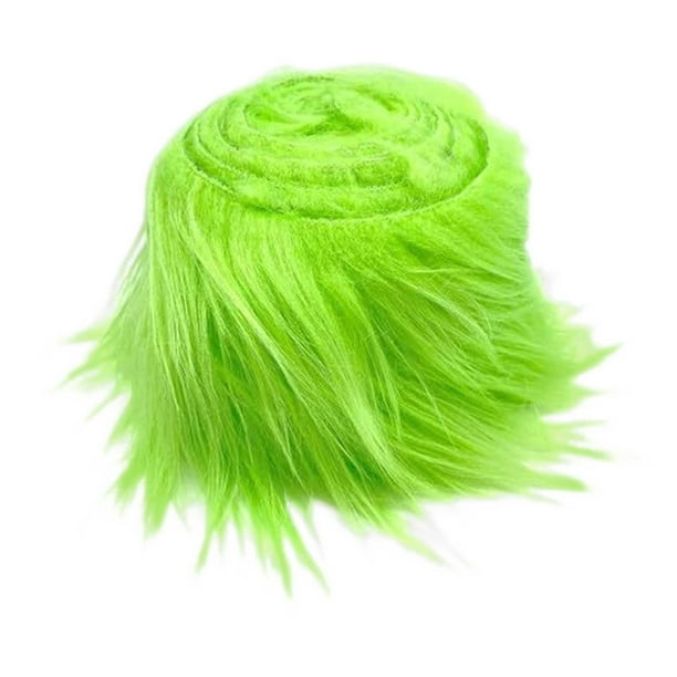 1 Unidad De Tiras Precortadas De Tela Sintética De Felpa Peluda. Tela Sintética De Felpa Peluda Para Manualidades, Barbas De Gnomos, Pelucas De Cosplay, Disfraces Y Decoraciones De Enanos.
