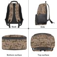thumbnail image 5 of KUIFORTI Brown Camo Bow Large Capacity Kids Backpack Boys School Bag with Side Pockets Multiple Storage Pockets for Elementary Primary Middle Back to School Supplies, 5 of 7