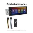thumbnail image 4 of 1 Din 6,86 Pulgadas Radio de Coche Inalámbrico CarPlay Android Auto Reproductor Multimedia Universal MP5 Reproductor Mirror Link Pantalla IPS B, 4 of 5