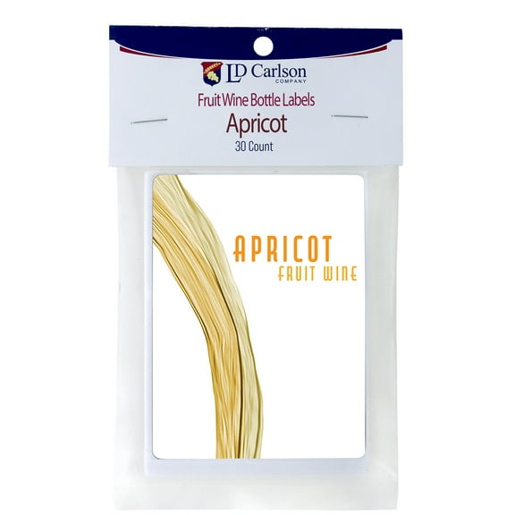 Apricot Fruit wine Labels 30/Pack Fruit Labels Collection