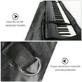thumbnail image 4 of WRITWAA 1Pc Protective Piano Keyboard Cover Black Fits 88 Key Electronic Models, 4 of 6