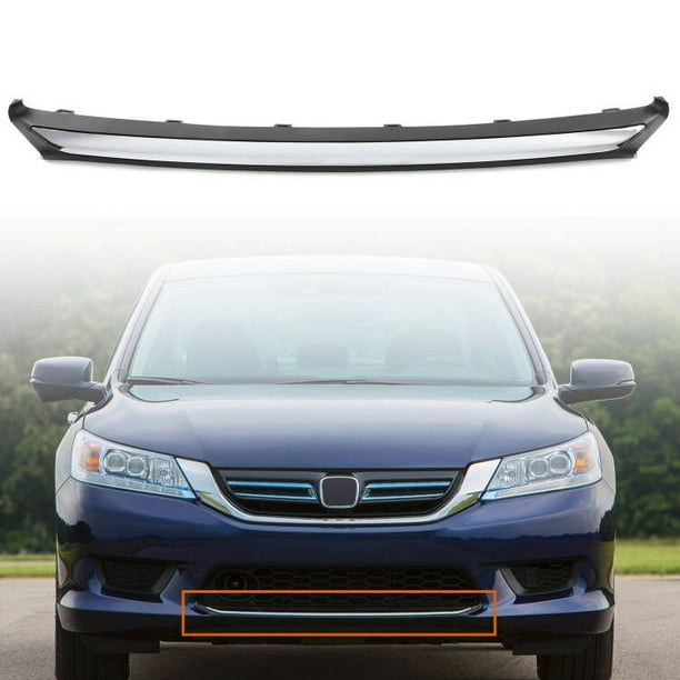 Kojem Front Bumper Cover Lower Grille Trim Molding Chrome for 2013 2014