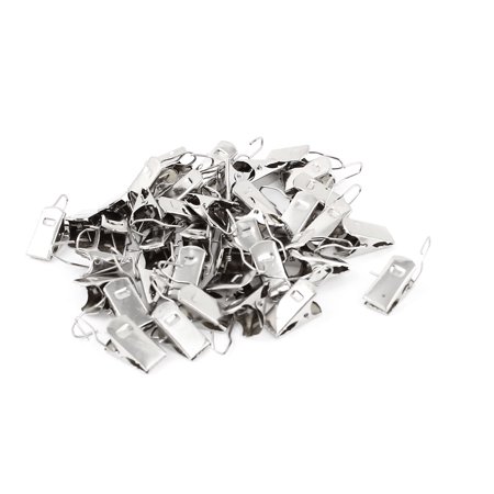 Unique Bargains Drapery Window Shower Curtain Rod Metal Hook Clips