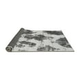 thumbnail image 2 of Ahgly Company Indoor Square Abstract Gray Modern Area Rugs, 4' Square, 2 of 4