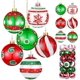 thumbnail image 4 of 24/6 piezas de bolas navideñas galvanizadas, adornos colgantes para árbol de Navidad, adornos de bolas navideñas para fiestas de Año Nuevo, decoración del hogar, 4 of 5