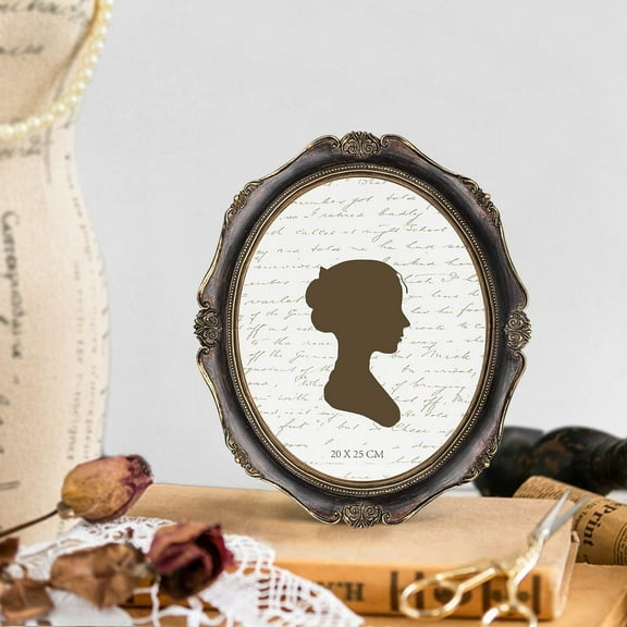 8x10 Inch Vintage Picture Frame with Glass Front, Elegant Antique Photo Display for Home Decor and Gifts