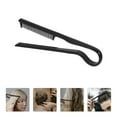 thumbnail image 3 of 2 piezas peines para el cabello plancha de pelo peine en forma de V peines de peluquería herramienta de peinado negro, 3 of 7