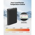 thumbnail image 5 of Heated Socks with APP Control, 4 Heating Levels for Men, Women, 5000mAh Rechargeable Electric Heating Socks Foot Warmer for Hunting, Riding, Camping， L, 5 of 9