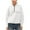 White, variant on Hueook Oversized Sweatshirt for Women Women's Half Zip Hoodie with Contrasting Long Sleeves and A Stylish Top Coffee M
