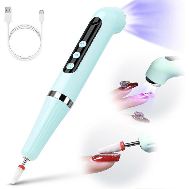 Nail Drill Cordless UV Nail Lamp, Electric Nail Drill,2 in 1 Nail Drill, Acrylic Nail Polishing Curing Manicure Pedicure