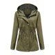 thumbnail image 2 of Abrigos de Invierno Para Mujer Chaqueta de Lluvia Sólida Chaquetas Al Aire Libre Impermeable Con Capucha Impermeable A Prueba de Viento Odeerbi ODB173191, 2 of 9