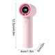 thumbnail image 3 of CaiYueKe New Handheld Mini Small Fan, Digital Display High Speed Fan, Brushless USB Rechargeable Portable Fan, for Travel Commuting Office, Multi Color Compact Cooling Fan, 3 of 7