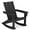 Black01, variant on SERWALL Rocking Adirondack Chair, HDPE Outdoor Rocking Chair, All Weather Porch Rocking Chair for Patio, Black