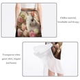 thumbnail image 2 of Easter Chic Chiffon Beach Dress & Skirt Set for Women - for Summer Days at the Beach, 2 of 6