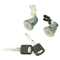 TRQ Door Lock Cylinder & Keys Set of 2 for Ford Mercury Mazda Truck SUV BDA69220